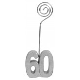 Marque-places âge 60 (x2) argent
