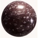 Ballon géant vive les mariés chocolat