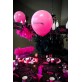 Ballons Glamour" (x8) fuchsia"