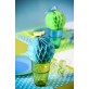 Boules décoratives alvéolées MM (x2) turquoise
