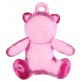 Pendentifs petit ourson (x6) rose