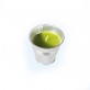 Bougie citronnelle verte et son pot en zinc (x3)