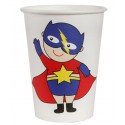 Gobelets Super Hero Boy x 10
