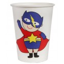 Gobelets Super Hero Boy x 10