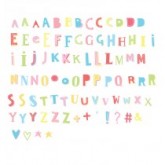 Set de lettres FUNKY COULEUR pour Lightbox 