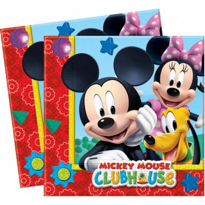 20 serviettes Mickey 33 x 33 cm