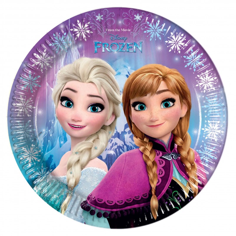 Assiettes Anniversaire La Reine des Neiges Frozen - Happy Fiesta Lyon