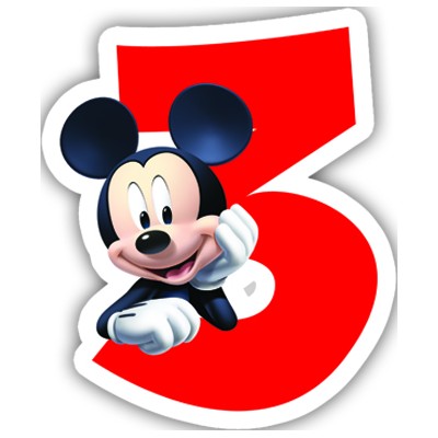 Bougie Mickey 3 ans