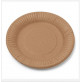 Assiettes en carton Kraft Diam.18 cm ( x20)