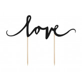 Cake Topper LOVE Noir 