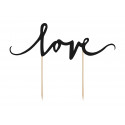 Cake Topper Love Noir 