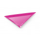 Assiettes triangles multicolores x 6