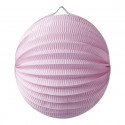 Lampion Boule Rose 20 Cm 