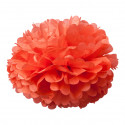 2 Pompons Corail 40 et 50cm 