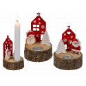 Porte Lampe à Thé En Bois - Fait Main - Style Nautical - Déco De Noël