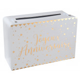 Tirelire Joyeux Anniversaire métallisé