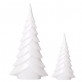 2 SAPINS BLANCS en porcelaine