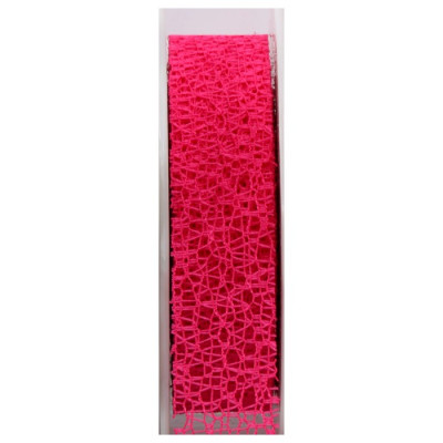 Ruban dentelle fuchsia