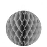 Petites boules décoratives alvéolées (x2) grises