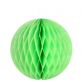 Petites boules décoratives alvéolées (x2) vert anis