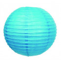 Lampion boule déco turquoise