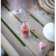 mini cloches en verre transparent