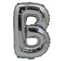 Ballon Mylar Lettre B argent