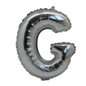 Ballon Mylar Lettre G argent