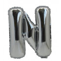 Ballon Mylar Lettre N argent