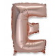 Ballon lettre D rose gold