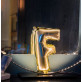 Ballon lettre Z or