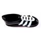 Chaussures de foot sur stickers x8 noir / blanc