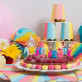 Bougies joyeux anniversaire multicolor