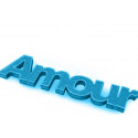 Mots « AMOUR » sur sticker turquoise