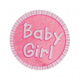 Stickers baby métallisés (x25) rose