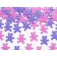 Confettis de table oursons rose / parme