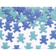 Confettis de table oursons bleu / turquoise
