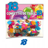 Confettis 18 ans multicolore