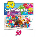 Confettis 50 ans multicolore