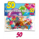 Confettis 50 ans multicolore