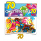 Confettis 70 ans multicolore