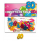 Confettis 80 ans multicolore