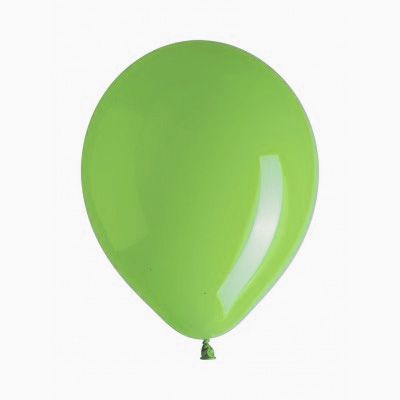 10 ballons vert anis