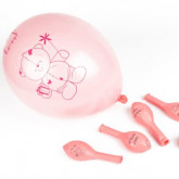Ballons - Sweet Birthday - rose (x6)