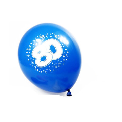 Ballons 80 ans (x8)