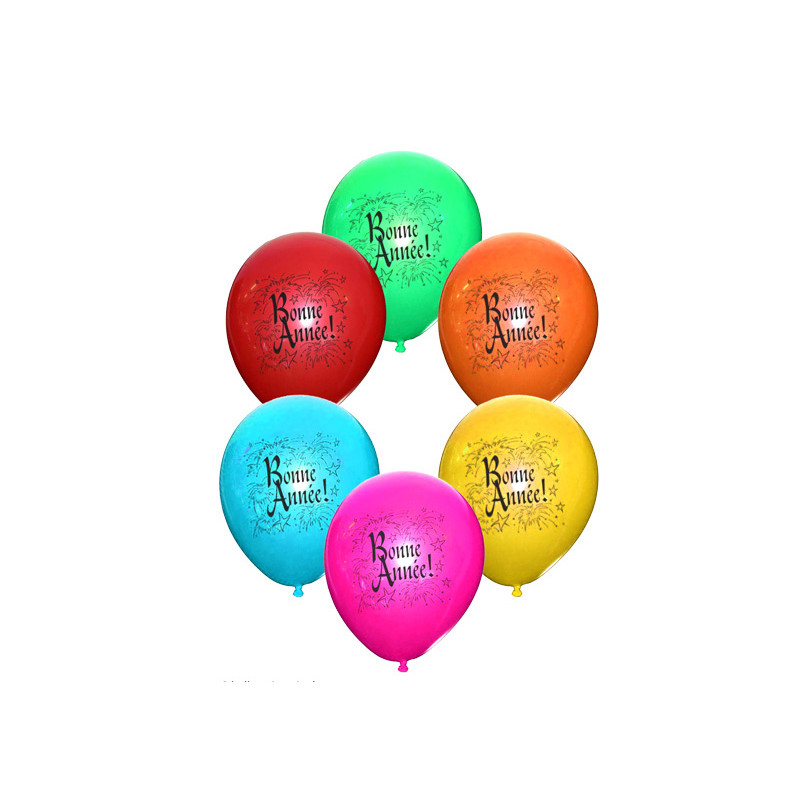 Nouvel an : des ballons multicolores pour nouvelle année