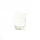 Petit pot en verre transparent