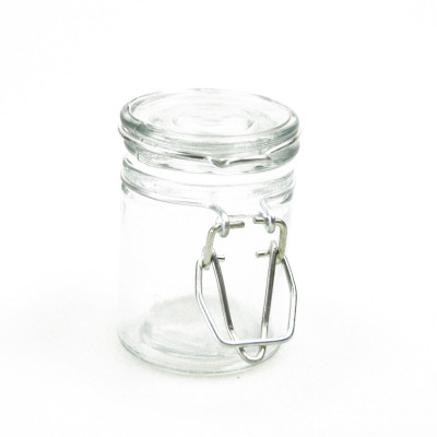 Mini bocal transparent