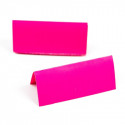 10 marque-places unis de couleur fuchsia