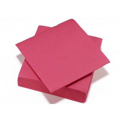 Serviettes cocktail fuchsia